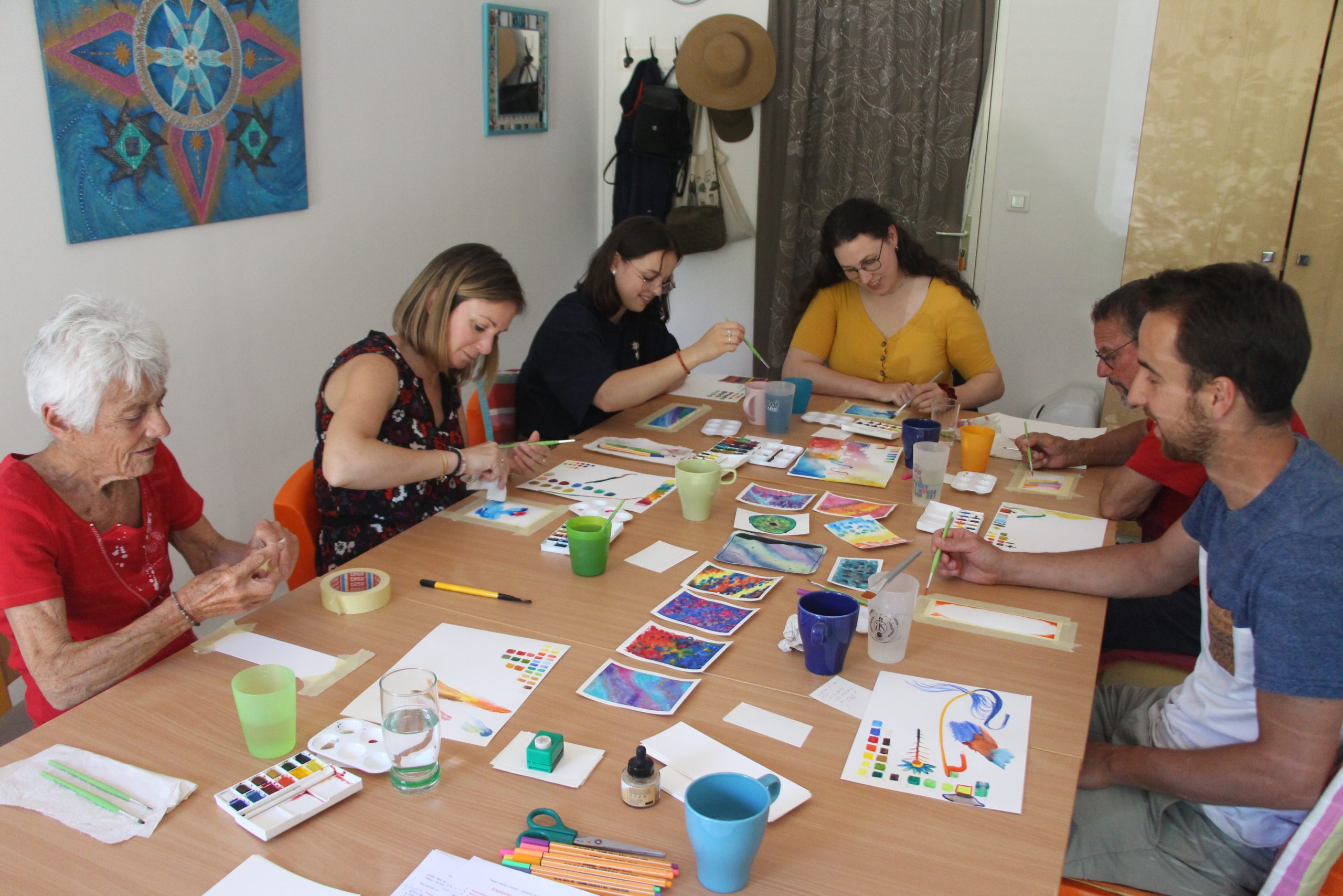 Clémence Bricout ateliers aquarelle